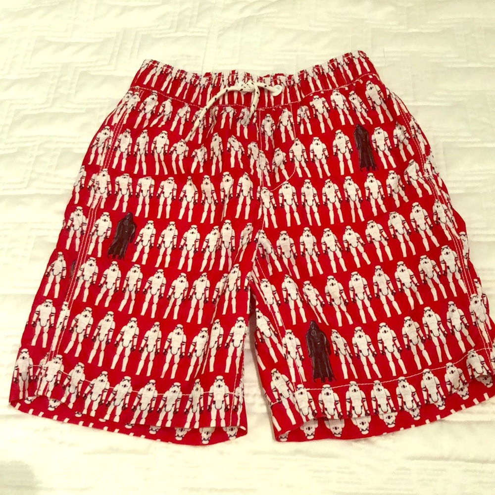 GAP Star Wars Stormtrooper Darth Vader Swim Trunks